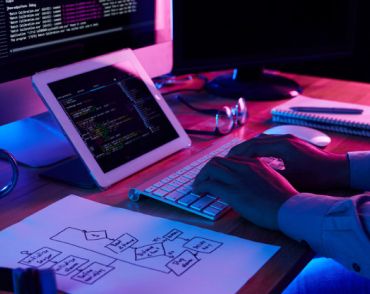 Работа за ноутбуком